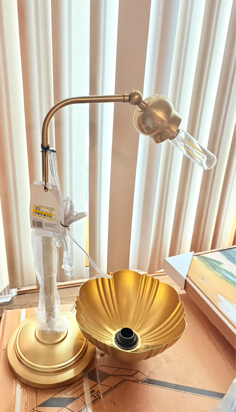 Brass Adjustable Desk Lamp