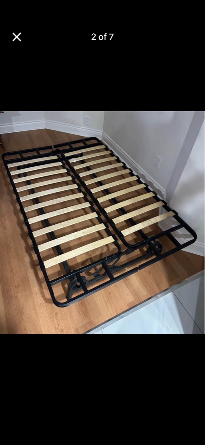 Sofa bed frame with mattress