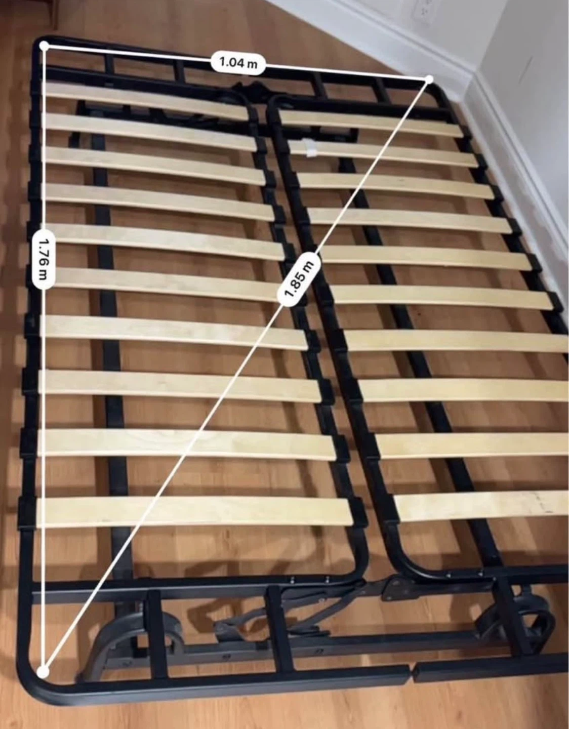 Sofa bed frame with mattress - photo 2