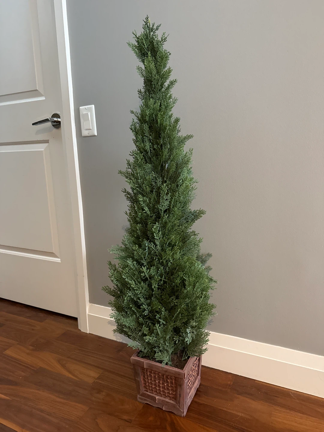 Artificial Cedar Tree in Decorative Planter