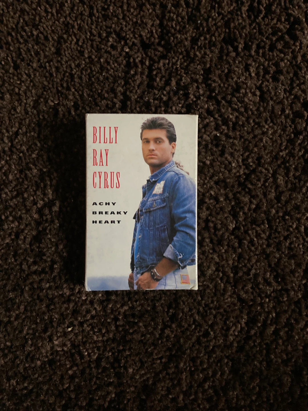 Billy Ray Cyrus "Achy Breaky Heart" Cassette Tape