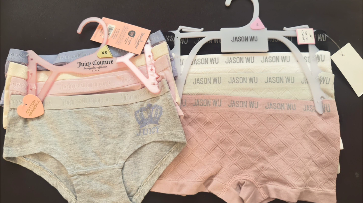 Juicy Couture and Jason Wu Girls' Underwear Set (XS/S)