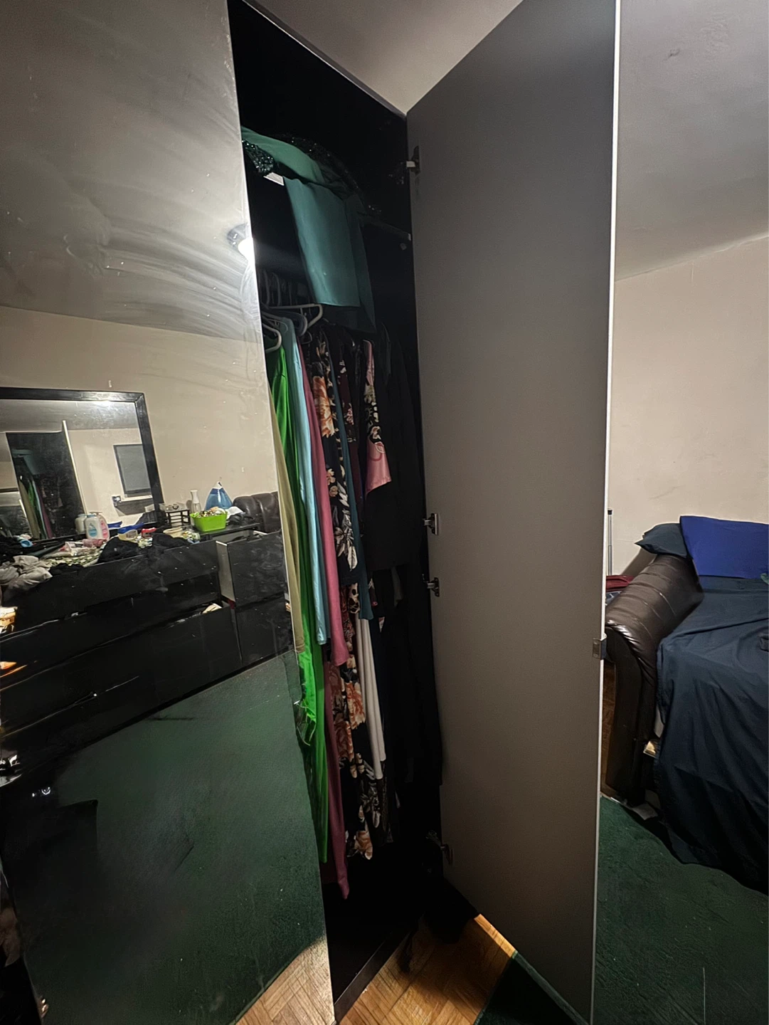 Wardrobe with Mirrored Doors