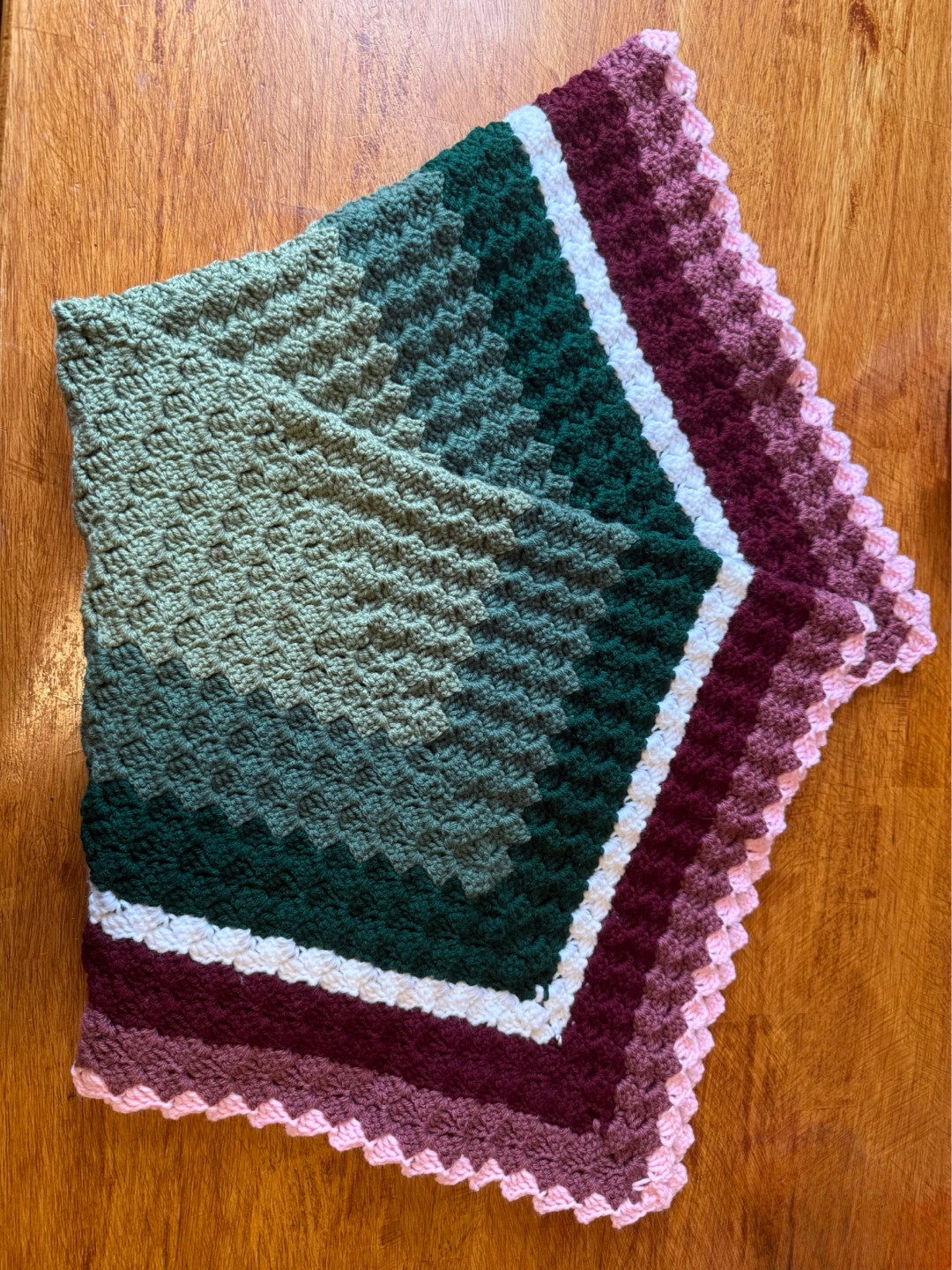 🌹 Bouquet of Roses – Handmade Baby Blanket 🌹