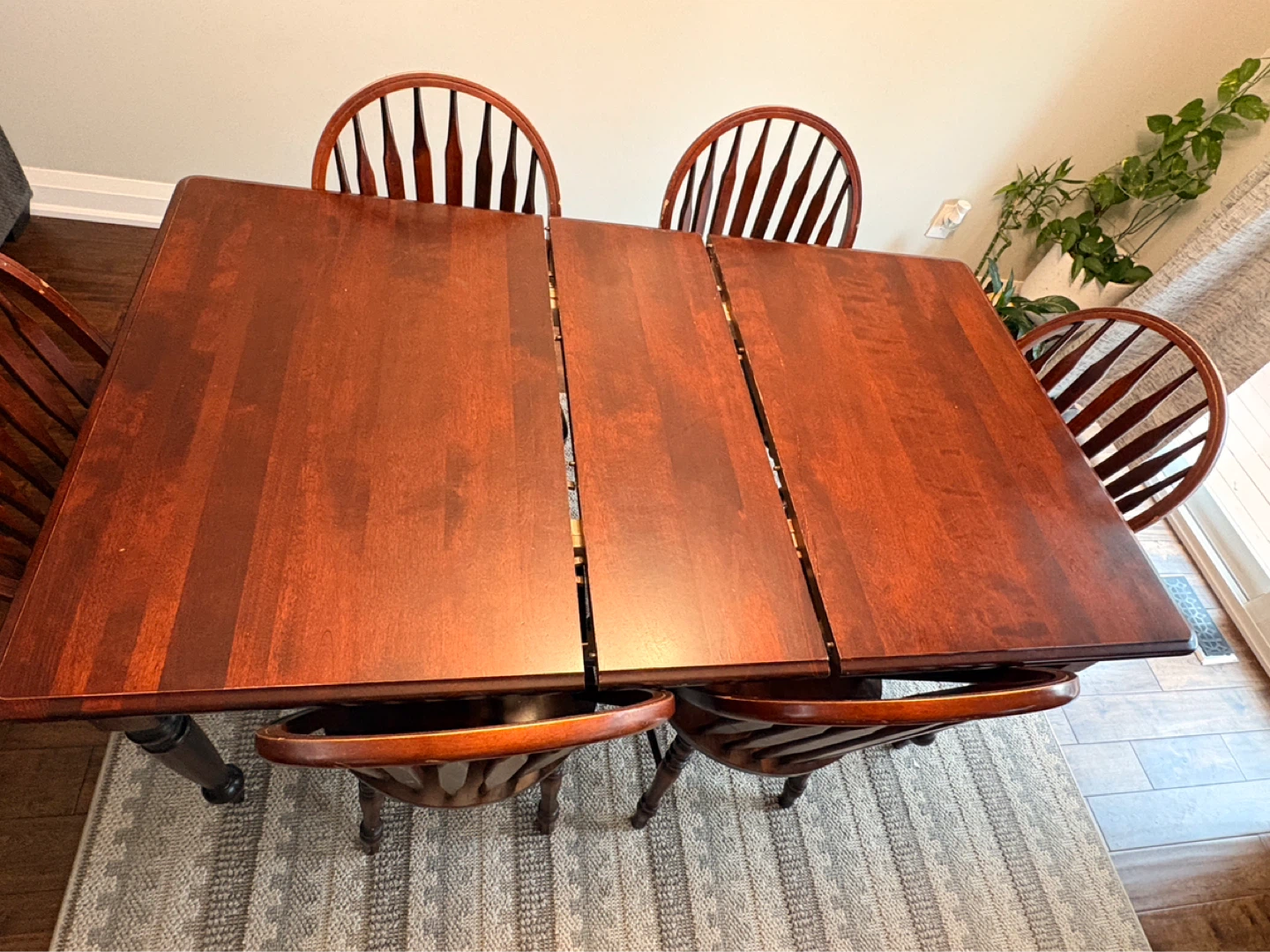 Solid Wood Extendable Dining Table Set – 6 Seater ✨ - photo 3