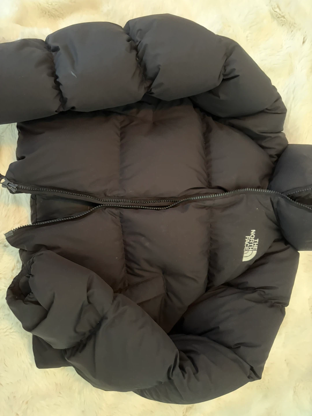 The North Face Puffer Jacket - Black - Size S/85