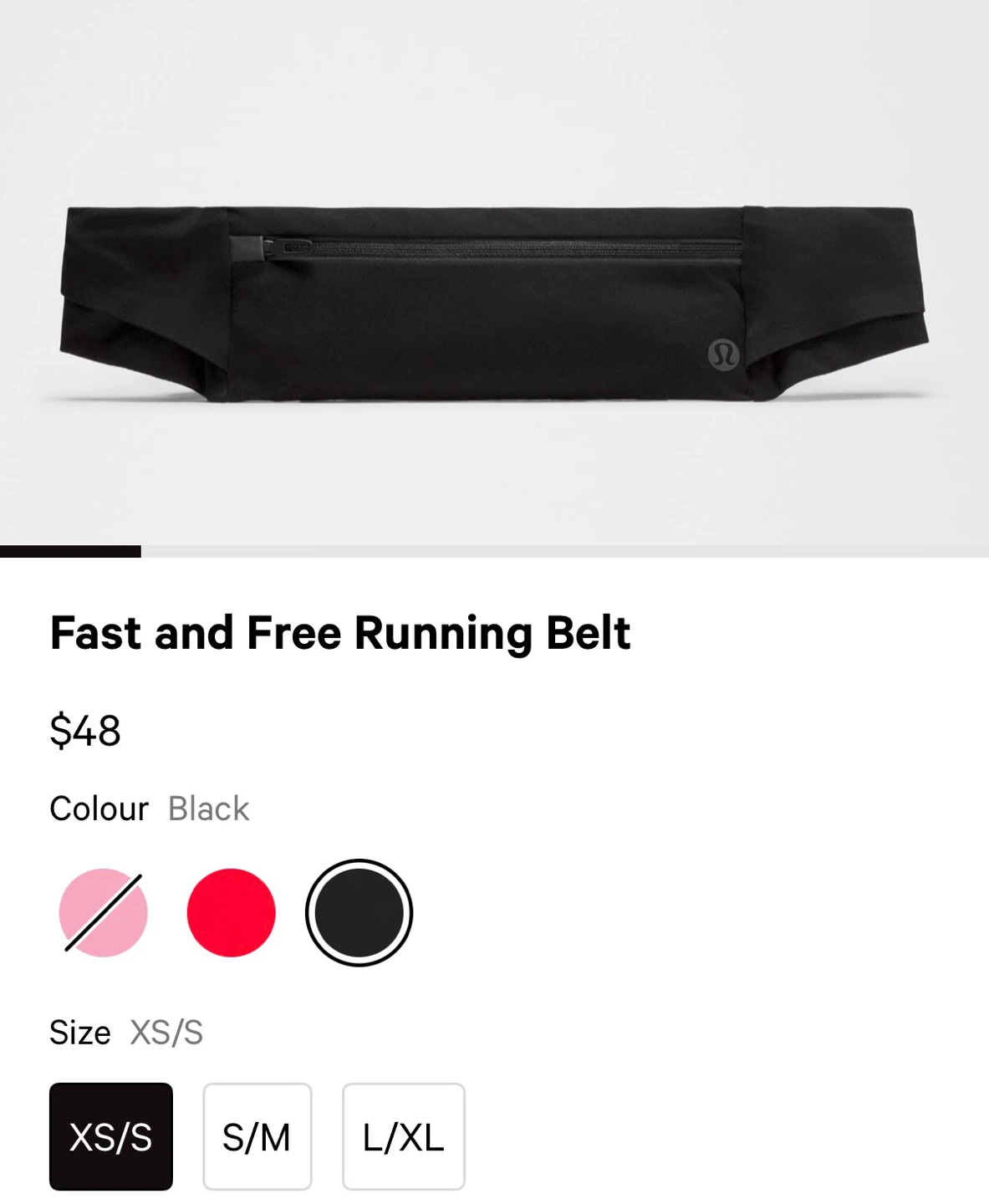 Lululemon fast and free running belt - photo 4