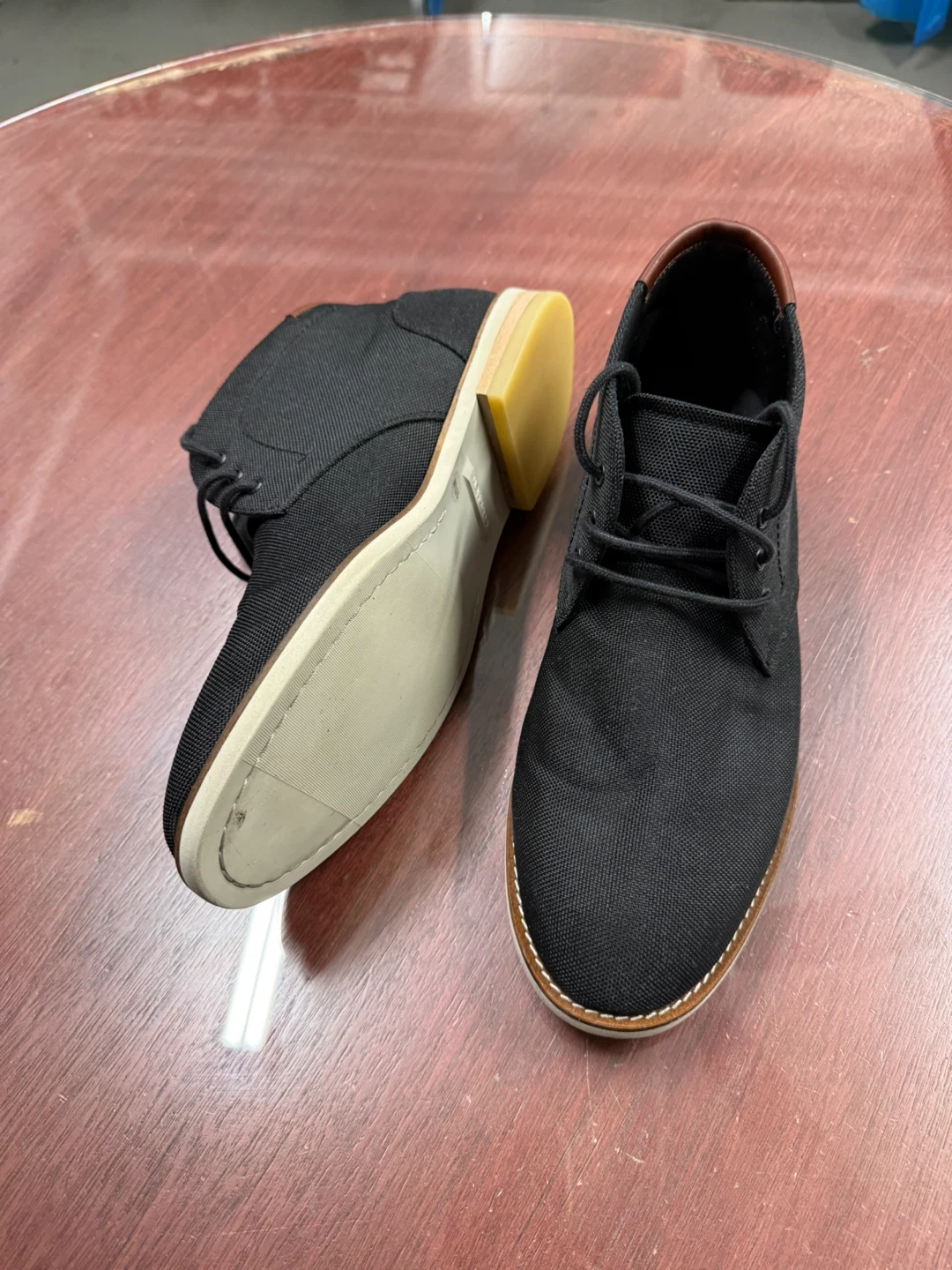 Calvin Klein Black Canvas Chukka Boots Men's Size 10 - photo 3