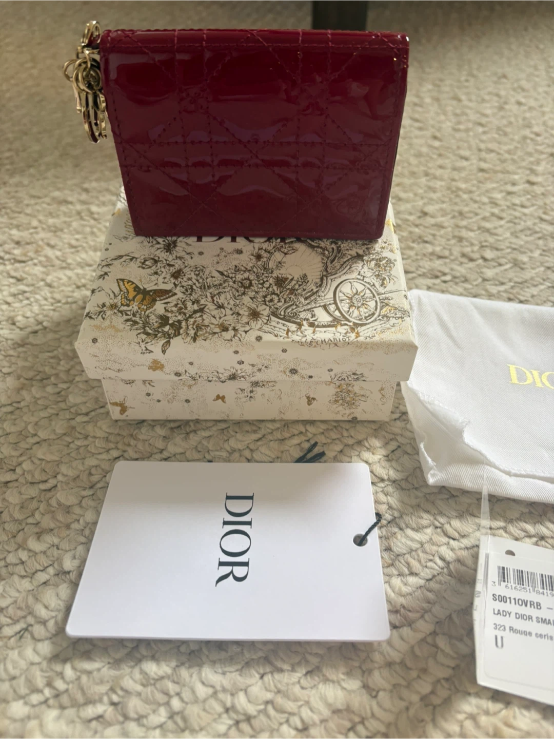 Dior Lady Dior calfskin card holder - photo 2