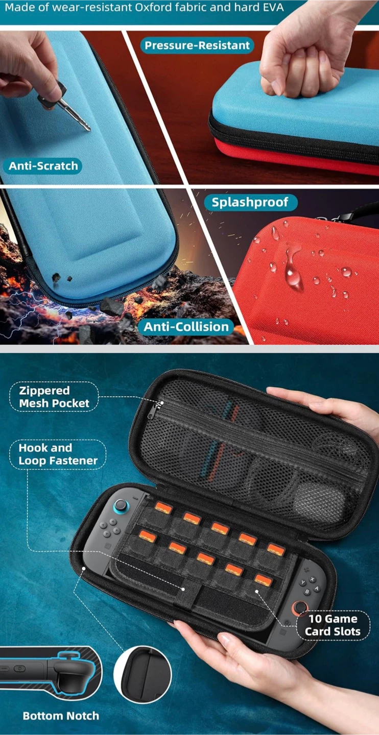 Nintendo Switch 2 Carrying Case with Accessories - photo 4