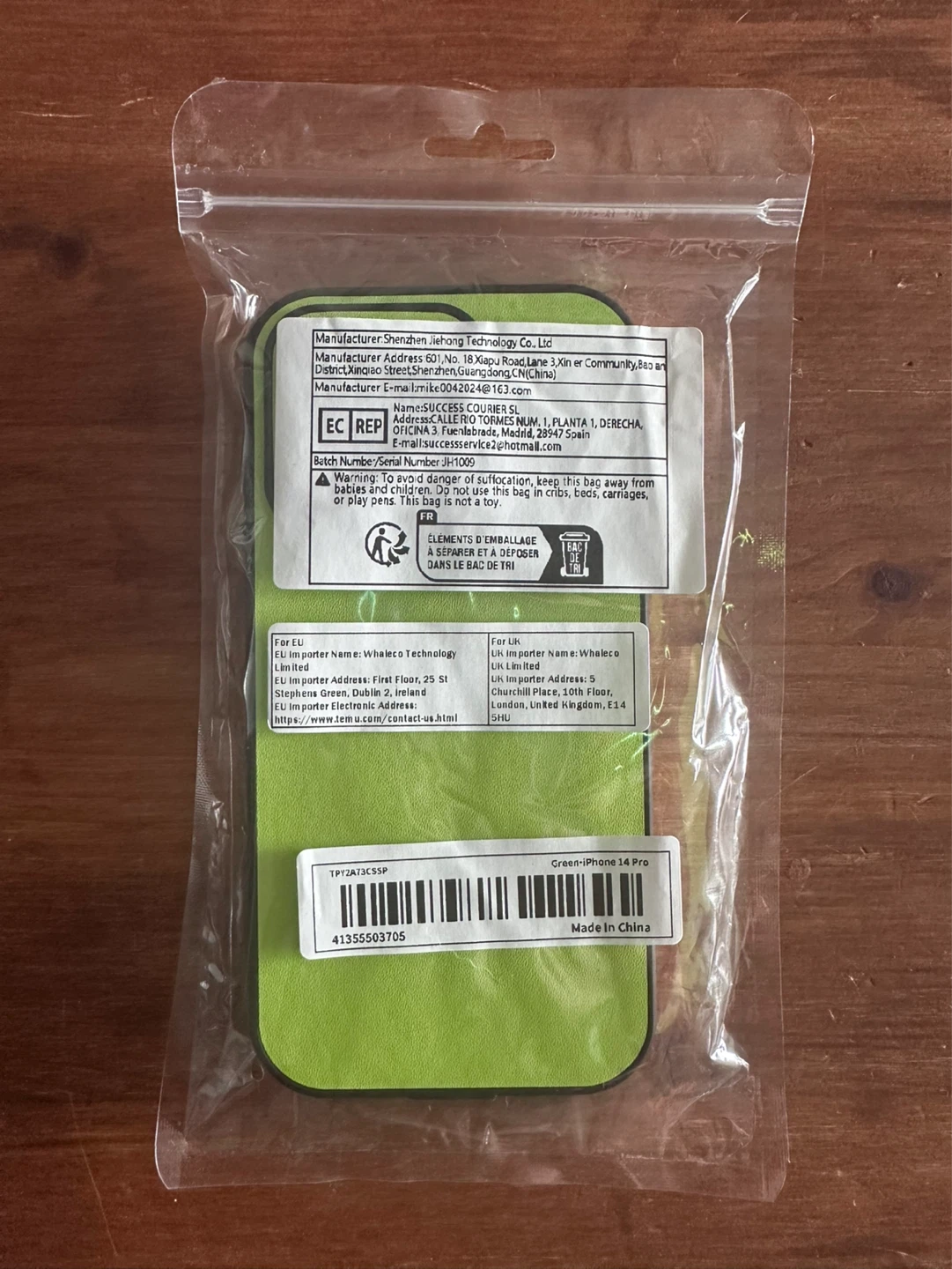 Whale&Tech Green iPhone 14 Pro Case - photo 2