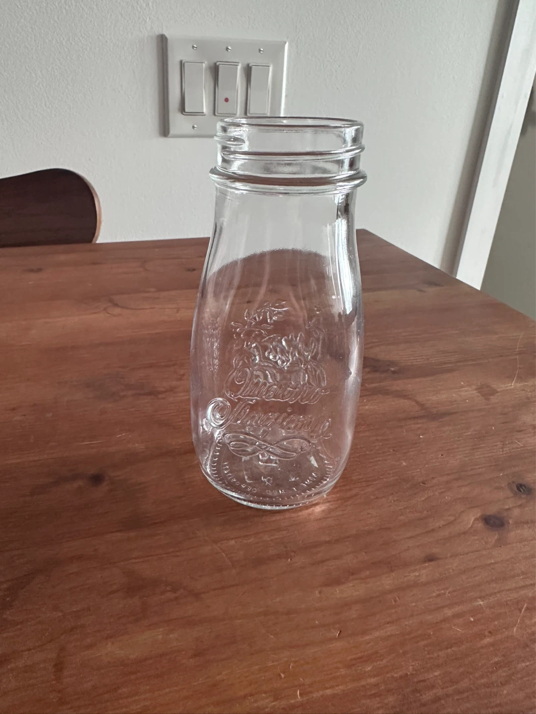 Clear Glass Bottle