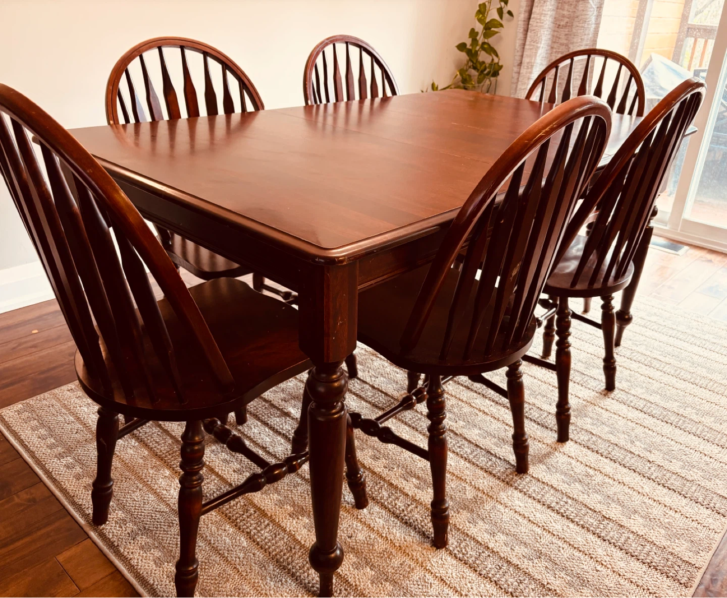 Solid Wood Extendable Dining Table Set – 6 Seater ✨ - photo 5