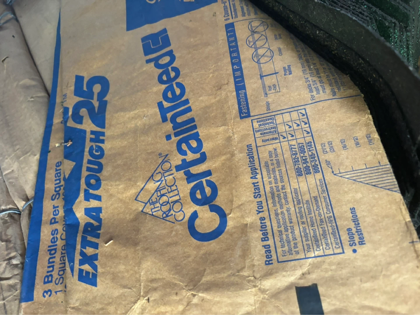 CertainTeed Extra Tough 25 Roofing Shingles - photo 2