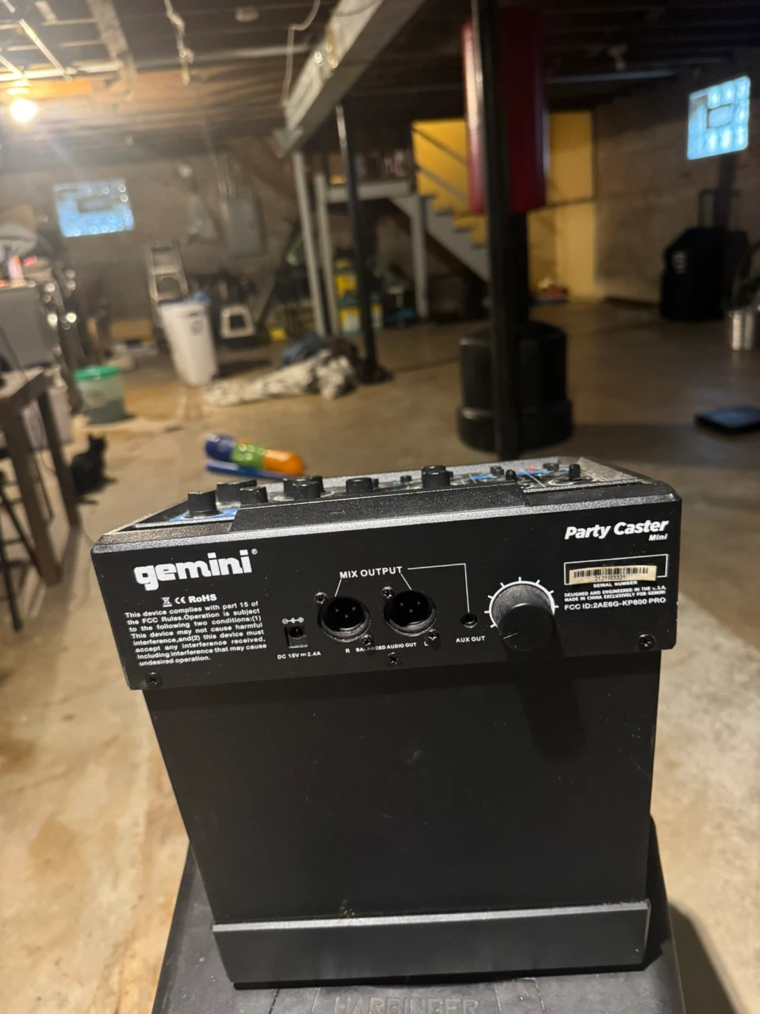 Gemini Party Caster Mini Portable PA System - photo 2