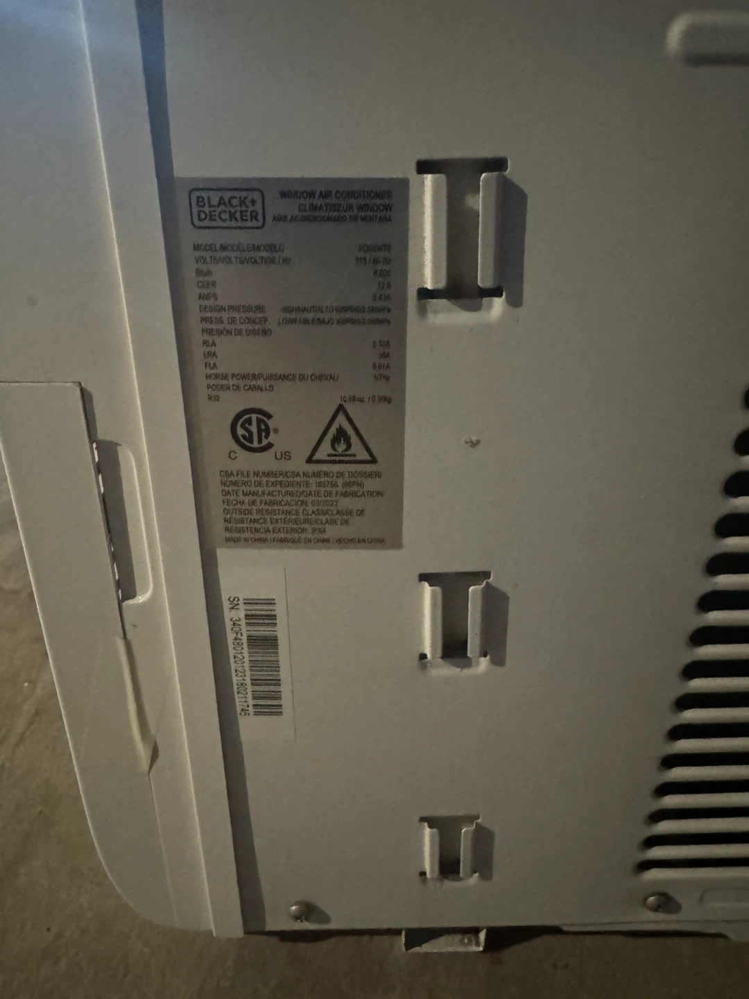 Black+Decker Window Air Conditioner - photo 2