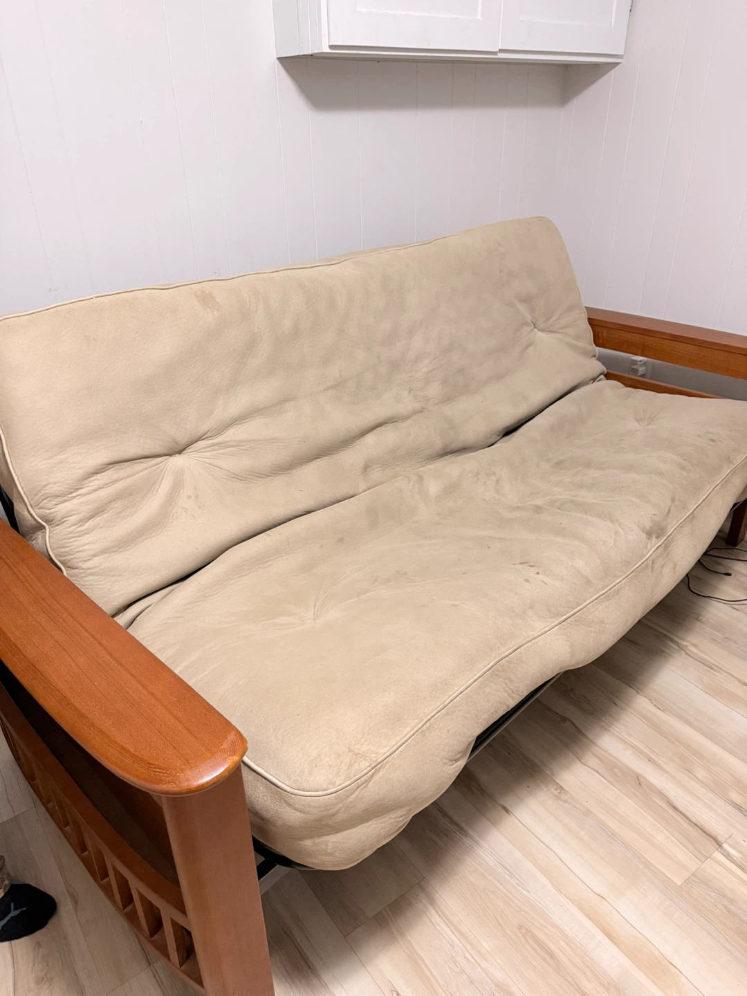 Wooden Futon Sofa Bed - photo 2