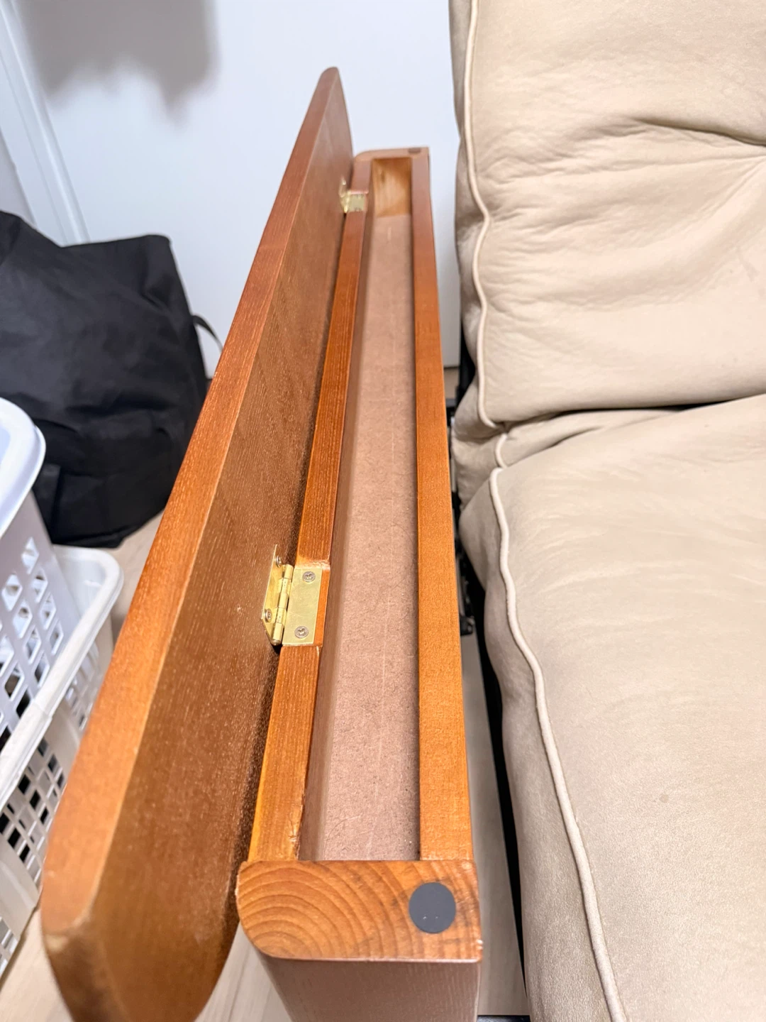 Wooden Futon Sofa Bed - photo 3