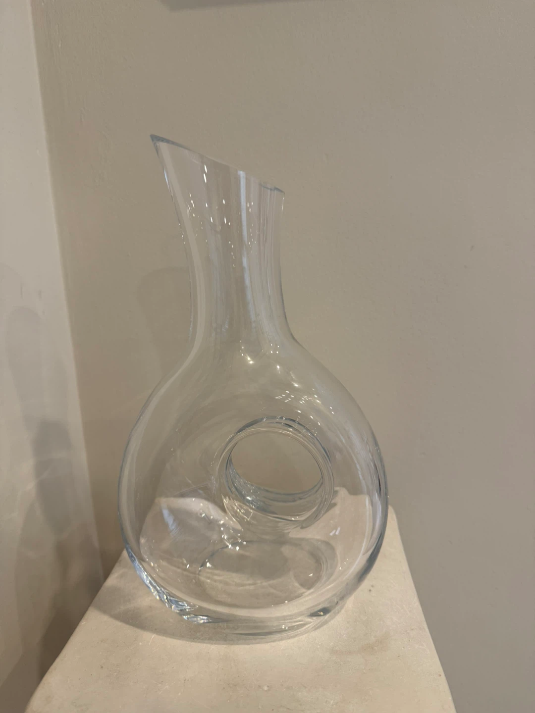 🌱Glass Wine Decanter with Internal Bubble Accent