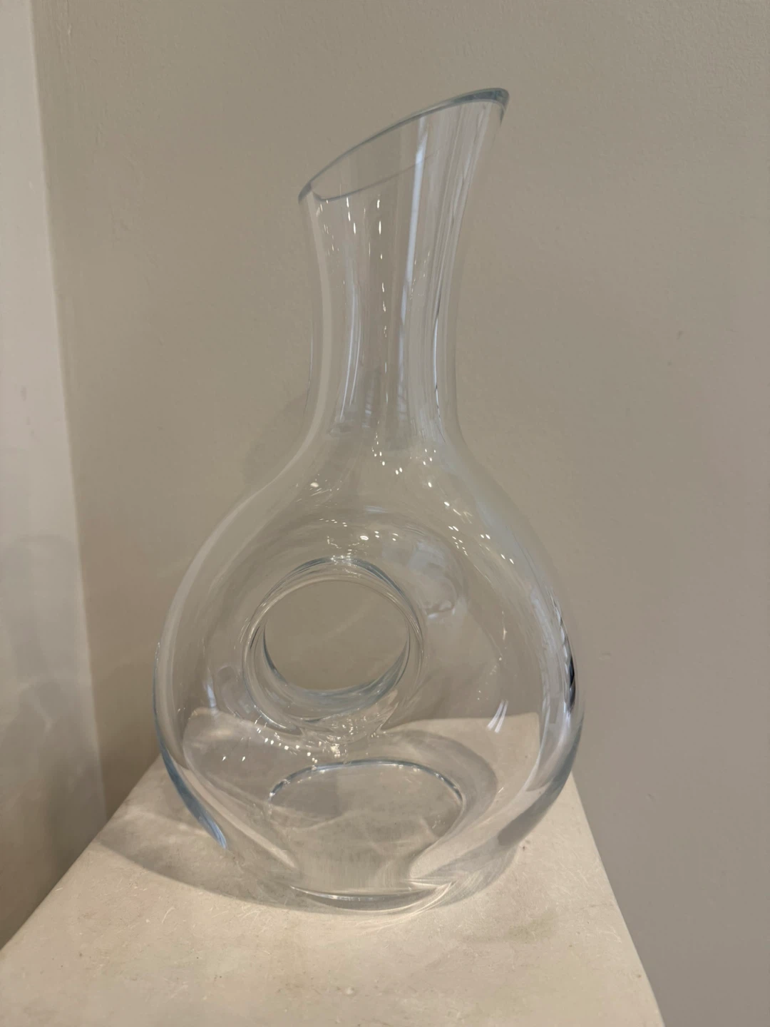 🌱Glass Wine Decanter with Internal Bubble Accent - photo 3