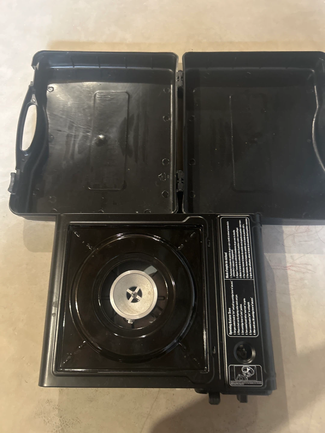 Portable Butane Camping Stove with Case