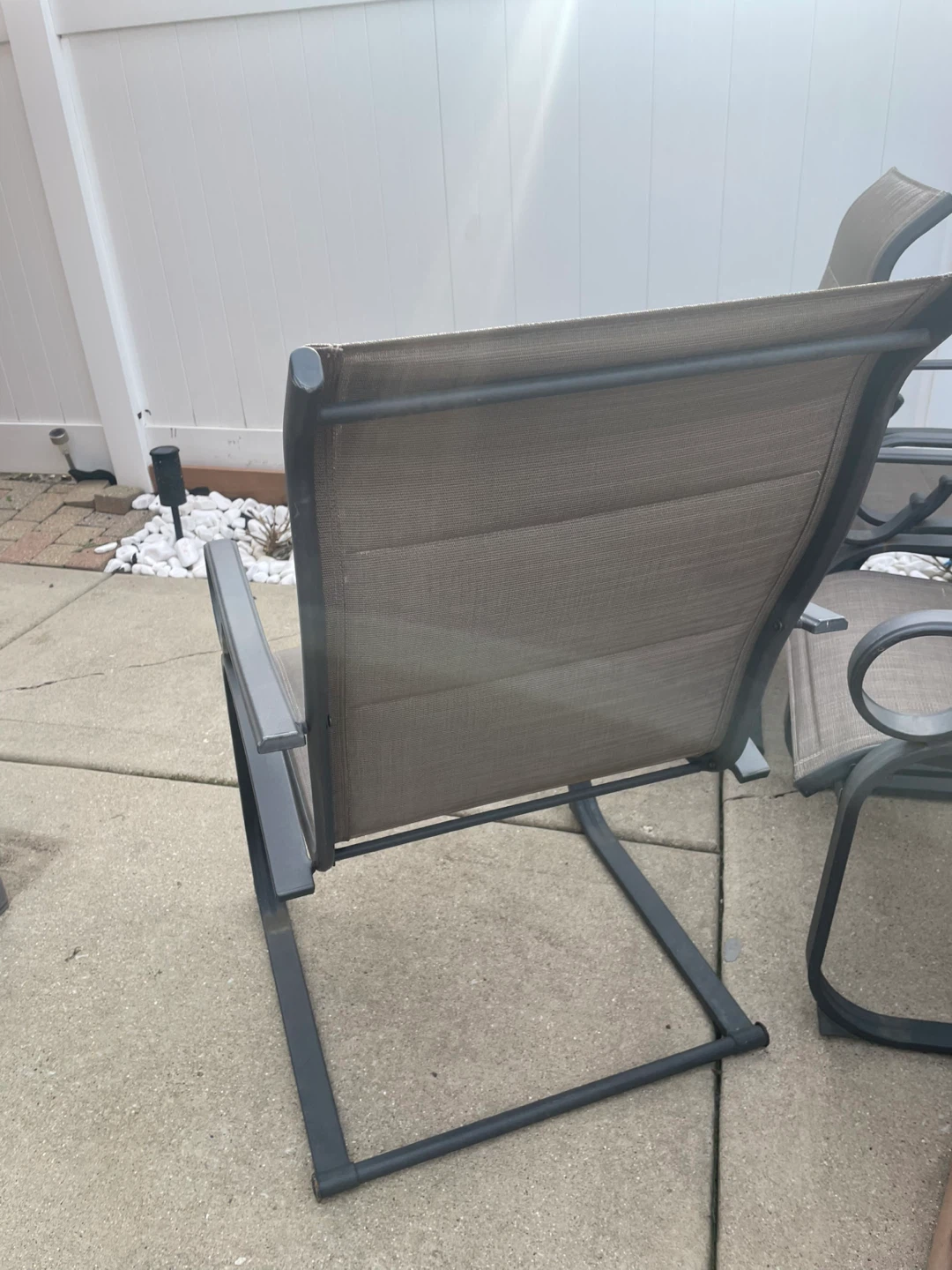 Set of 6 Outdoor Patio Chairs - photo 2