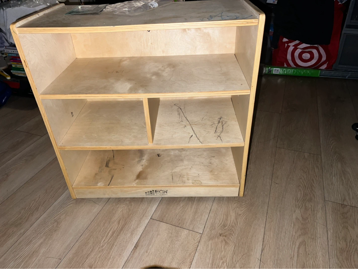 Wooden Storage Shelf Unit