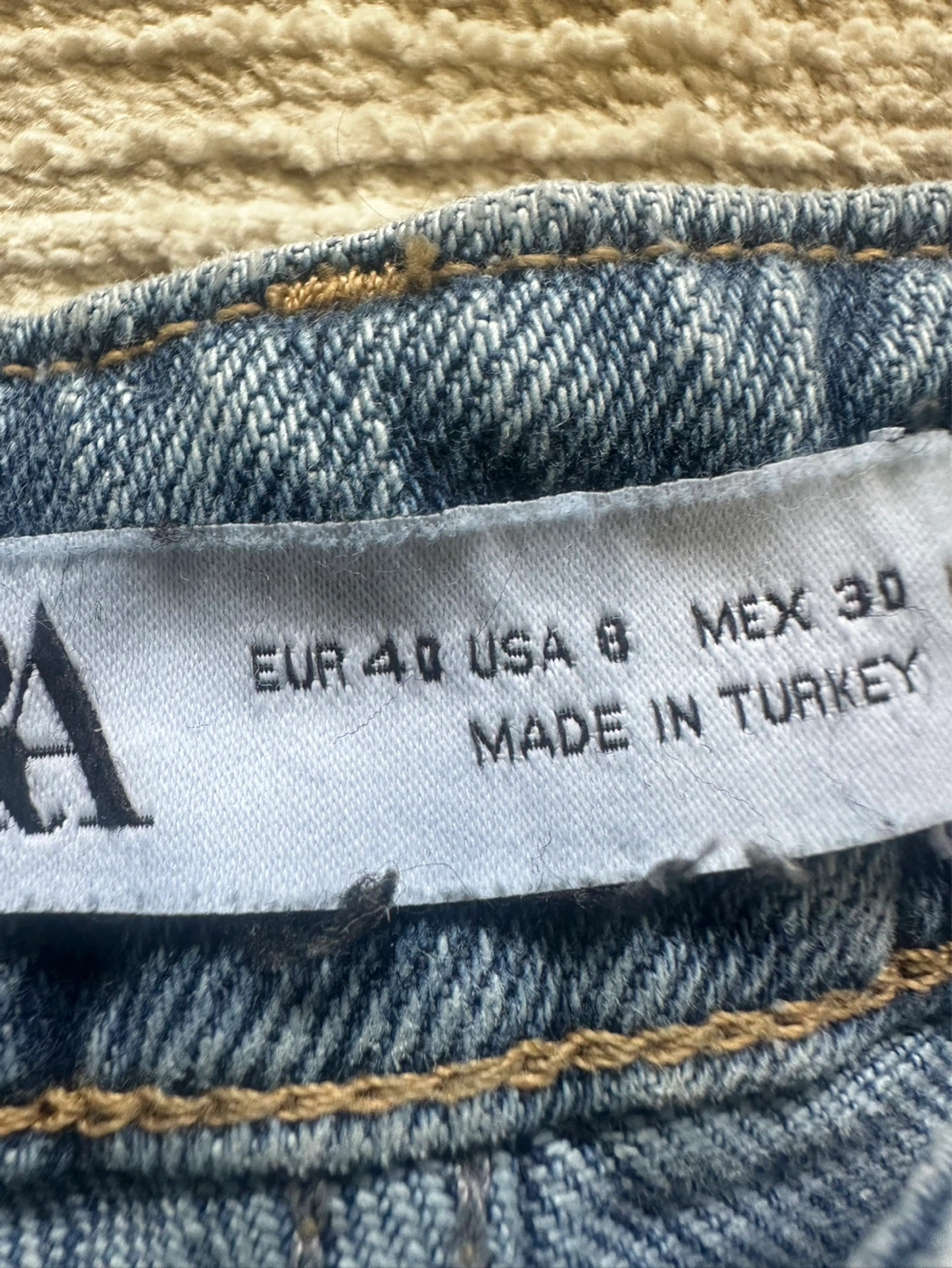 ZARA Women's Denim Jeans - Size 8 - photo 3