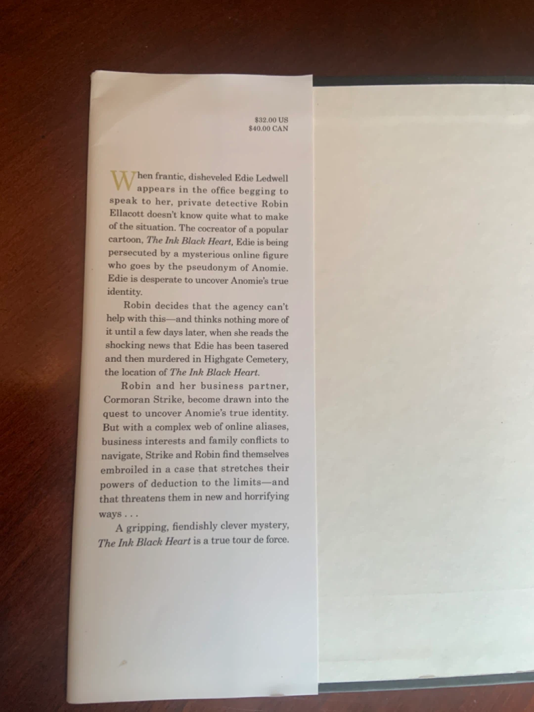 The Ink Black Heart by Robert Galbraith - photo 5