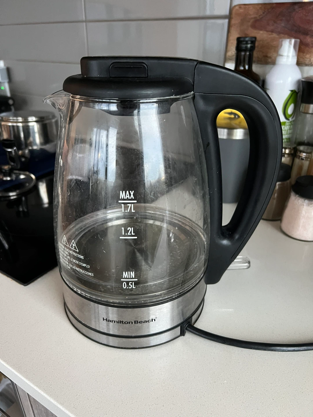 Hamilton Beach Glass Electric Kettle 1.7L - photo 2