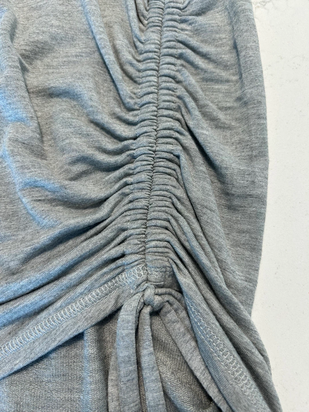 Zella Grey Ruched Tank Dress xs - photo 2