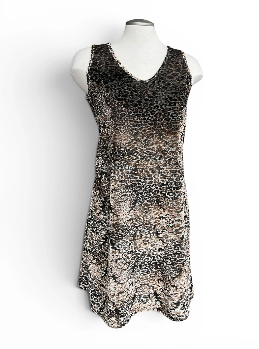 Velvet Leopard Dress (Medium)