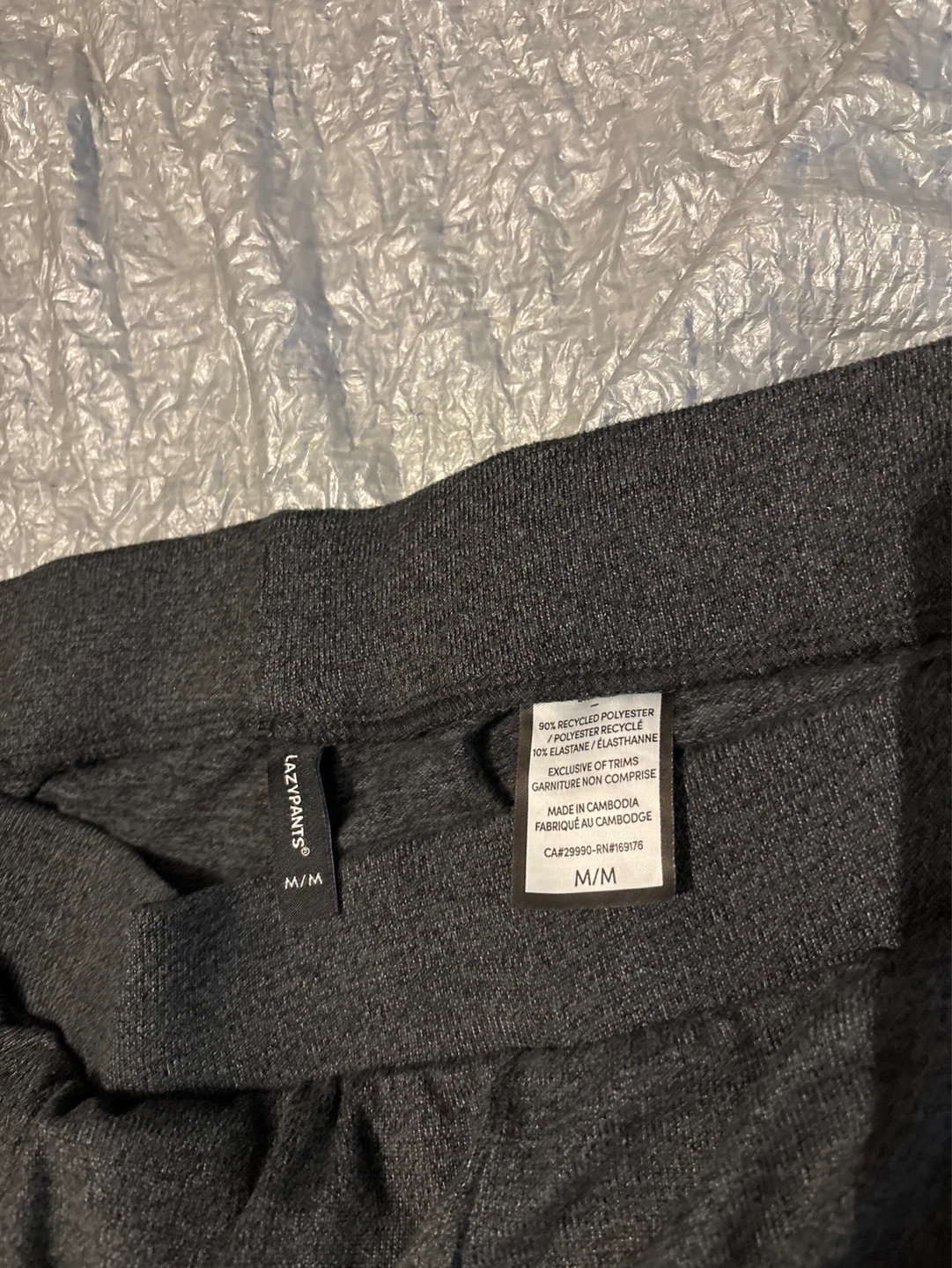 2pc NWOT LAZYPANTS Women's Grey & charcoal Joggers M/M - photo 3