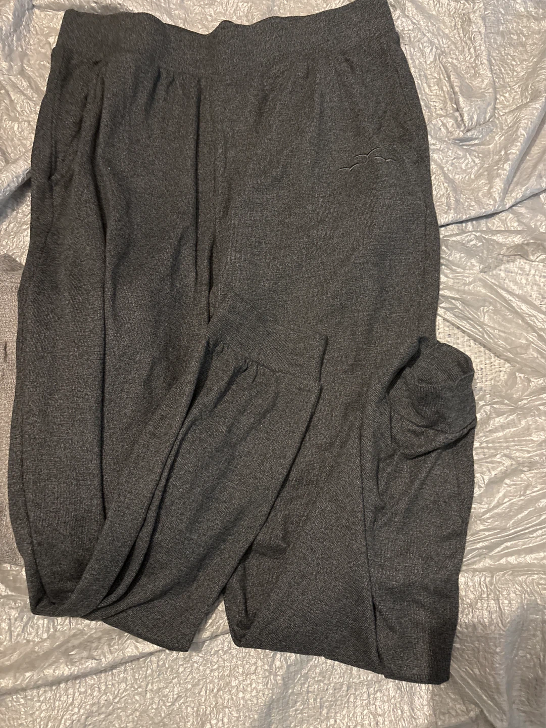 2pc NWOT LAZYPANTS Women's Grey & charcoal Joggers M/M - photo 2