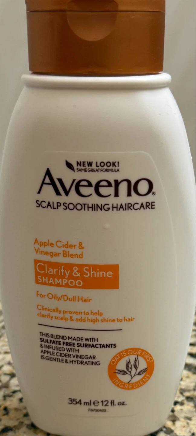 Aveeno Clarify Shampoo Apple CiderVinegar Blend (12 fl oz)