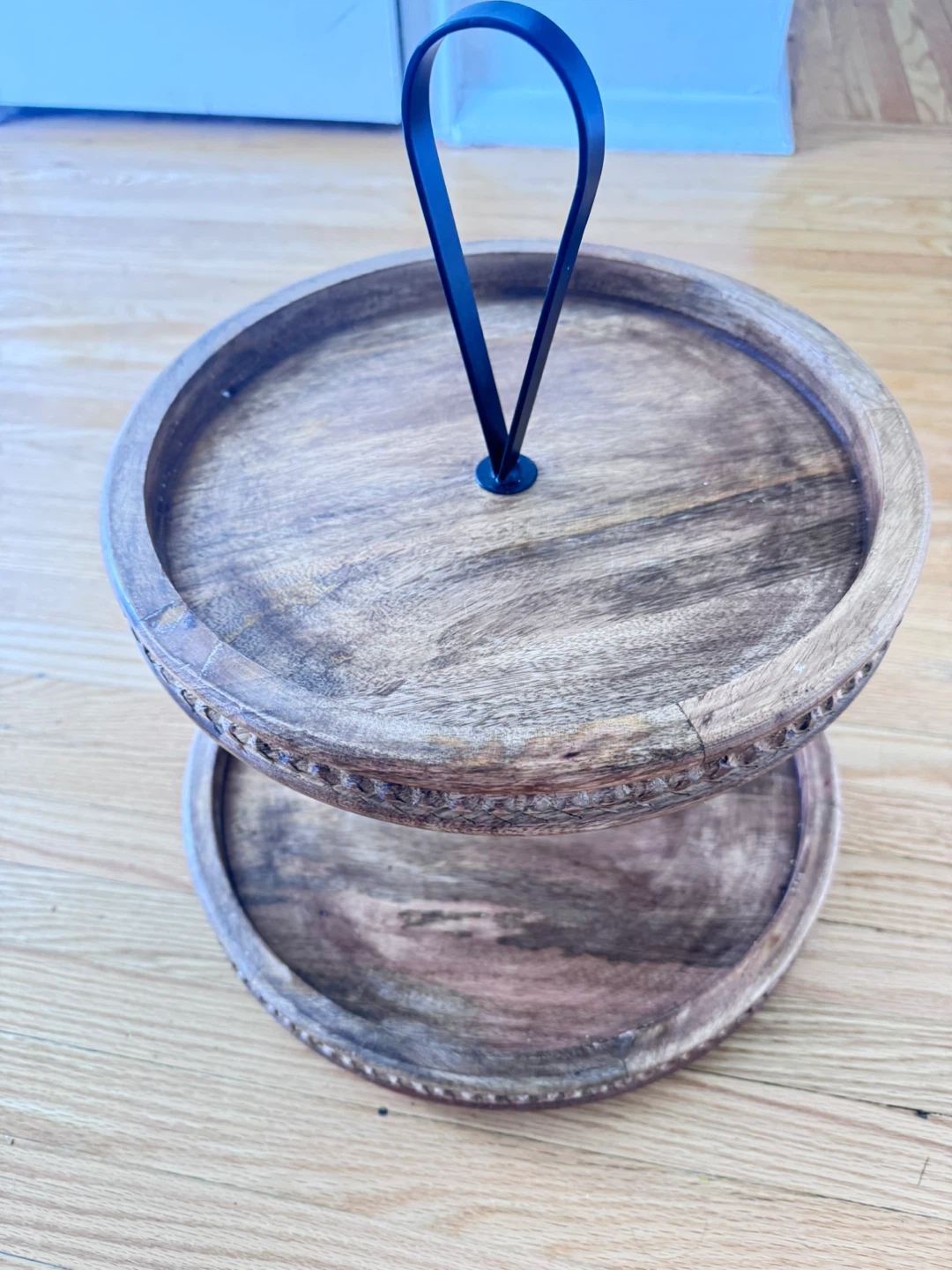 Wooden Two-Tiered Serving Stand - photo 2