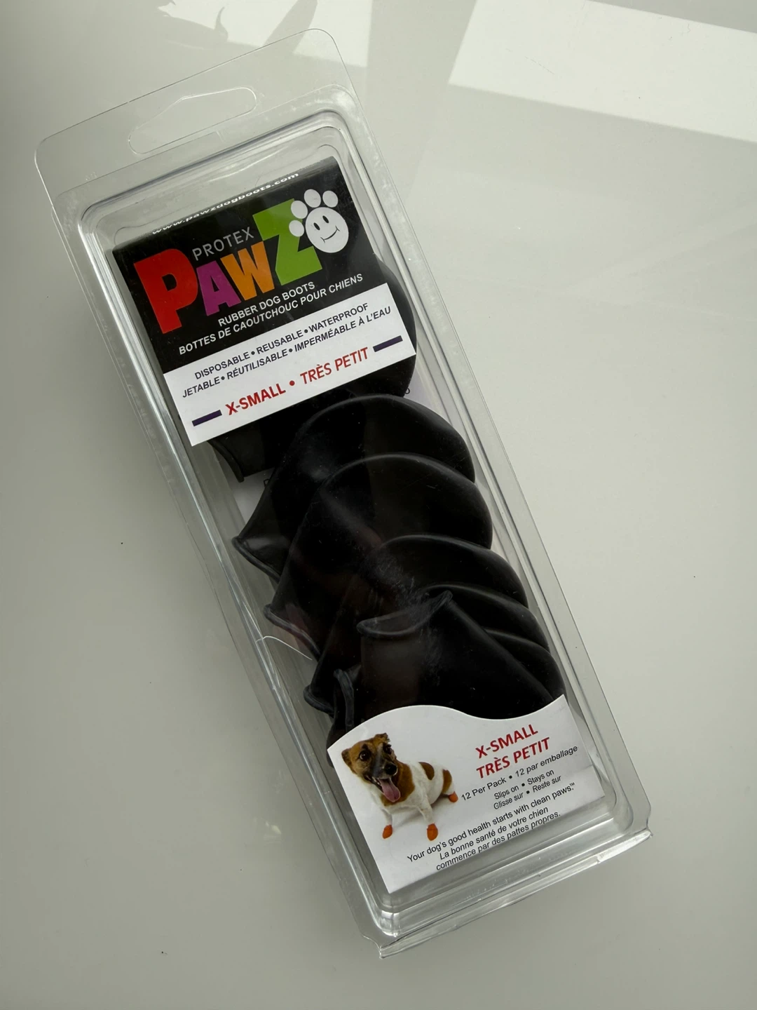 Pawz Rubber Dog Boots X-Small - photo 2
