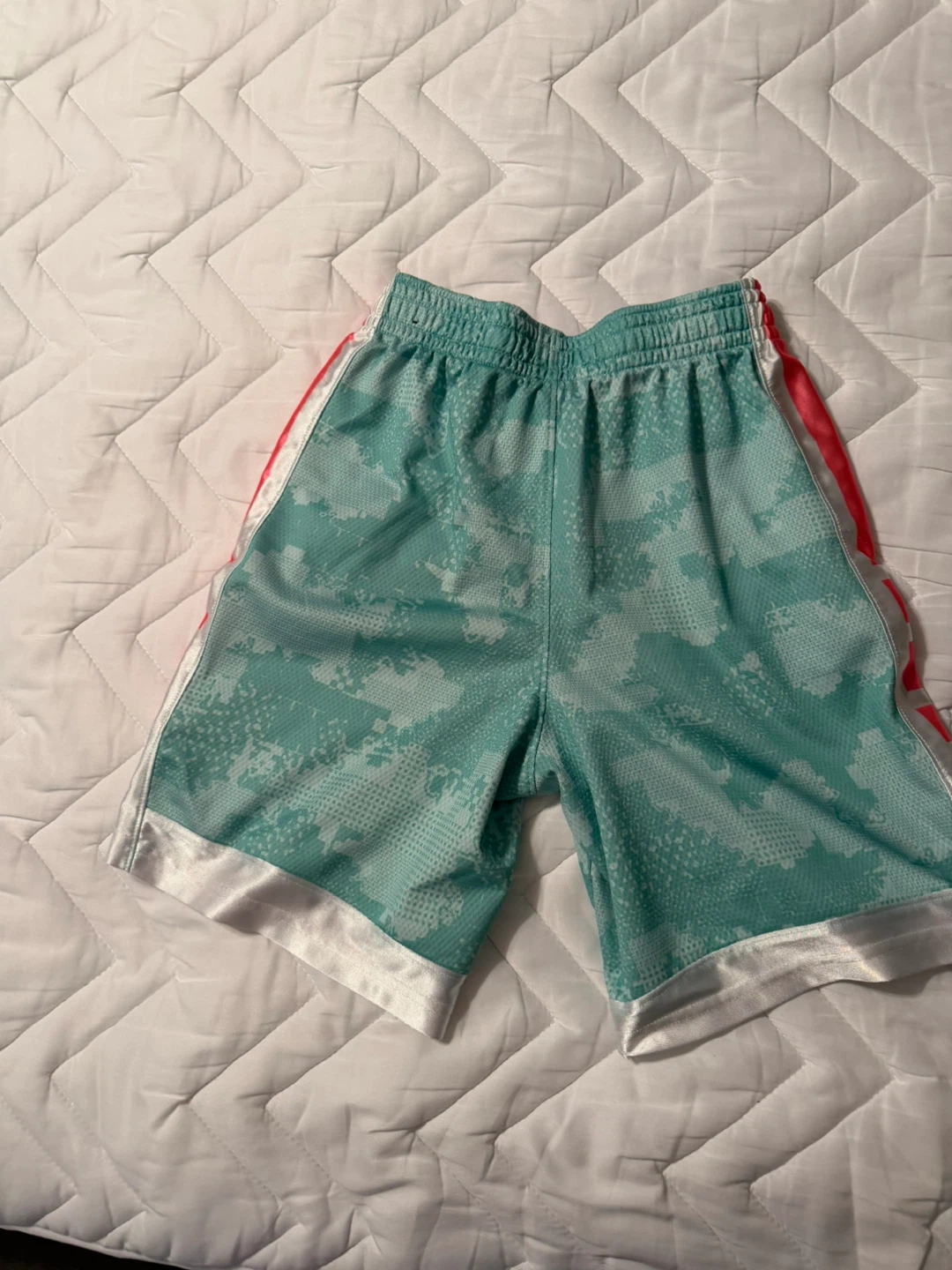 Nike Dri-FIT Basketball Shorts - Teal/Pink Camo - photo 3