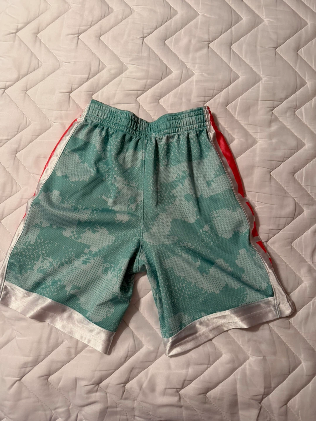 Nike Dri-FIT Basketball Shorts - Teal/Pink Camo - photo 5