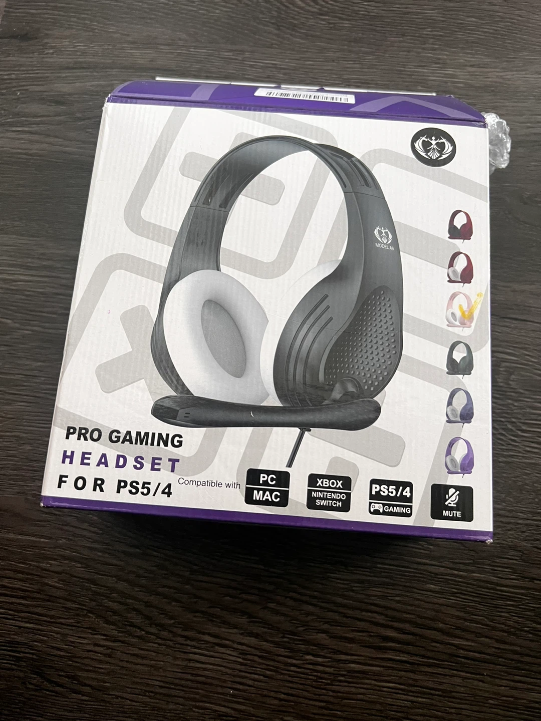 Pink Gaming Headset for PS5/4, PC, Xbox, Mac