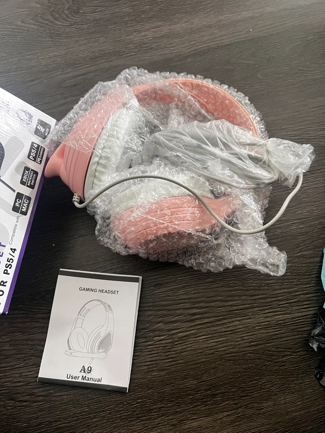 Pink Gaming Headset for PS5/4, PC, Xbox, Mac - photo 2