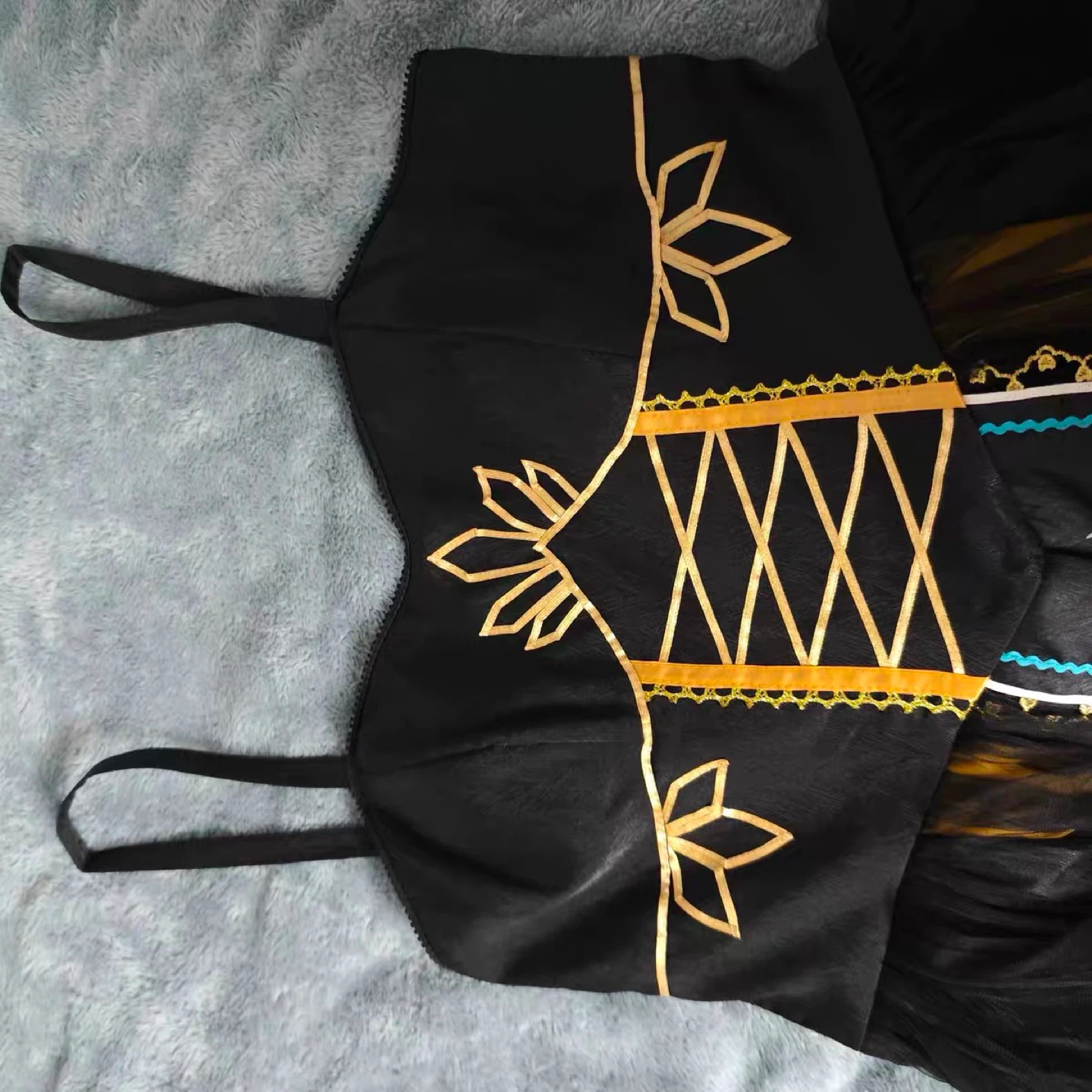 Black Peacock Inspired Costume with Accessories - photo 5