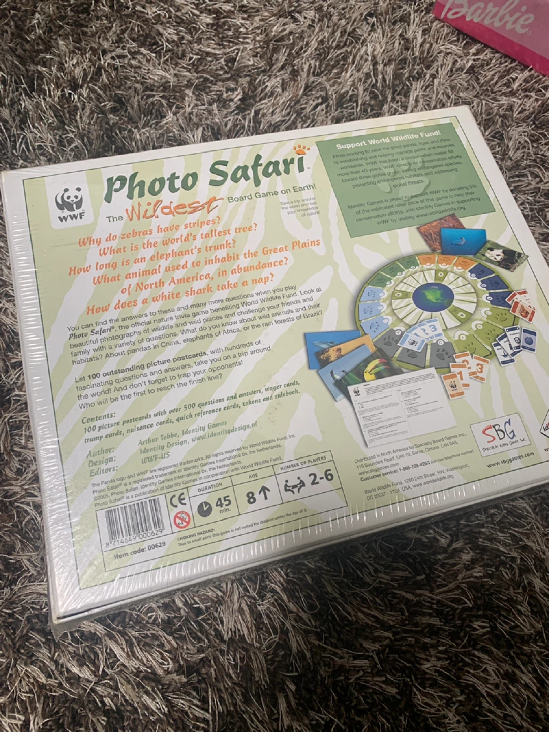 WWF Photo Safari Board Game – The Wildest Trivia Game - photo 2