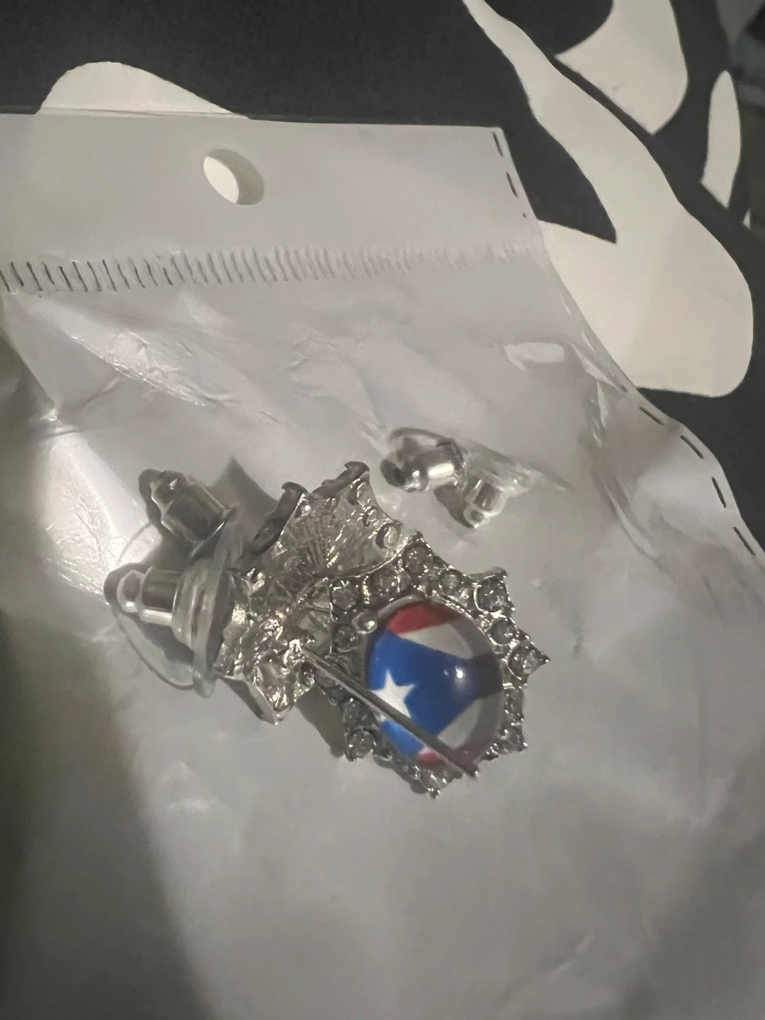 Puerto Rico Flagand earrings