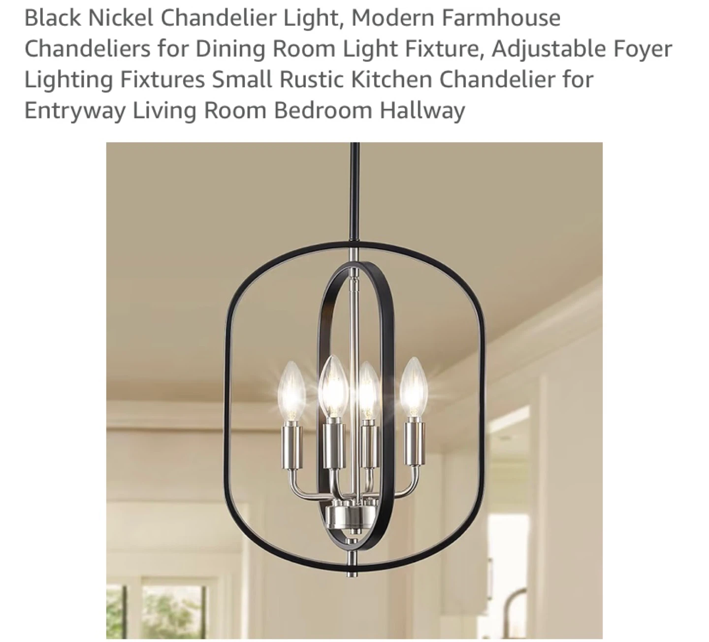 New Modern Farmhouse Chandelier
