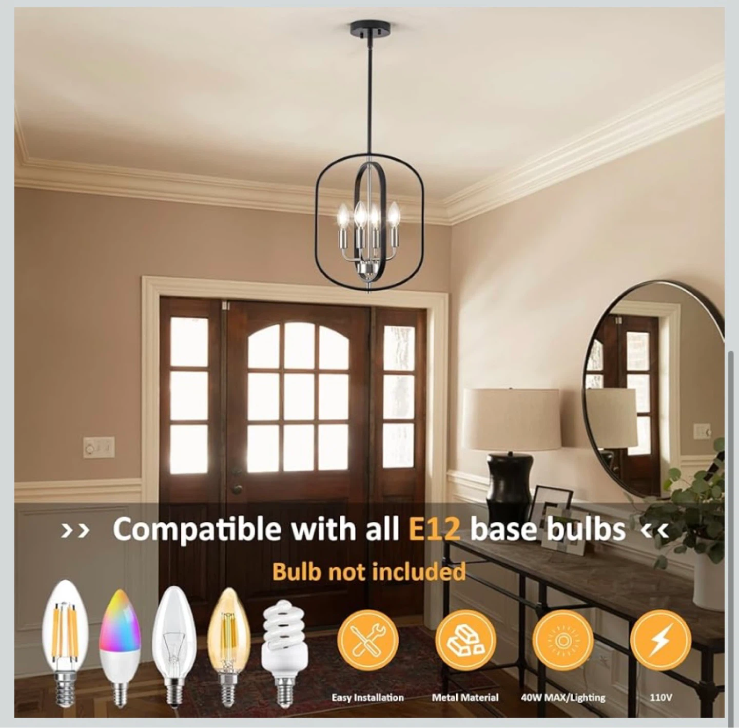 New Modern Farmhouse Chandelier - photo 3