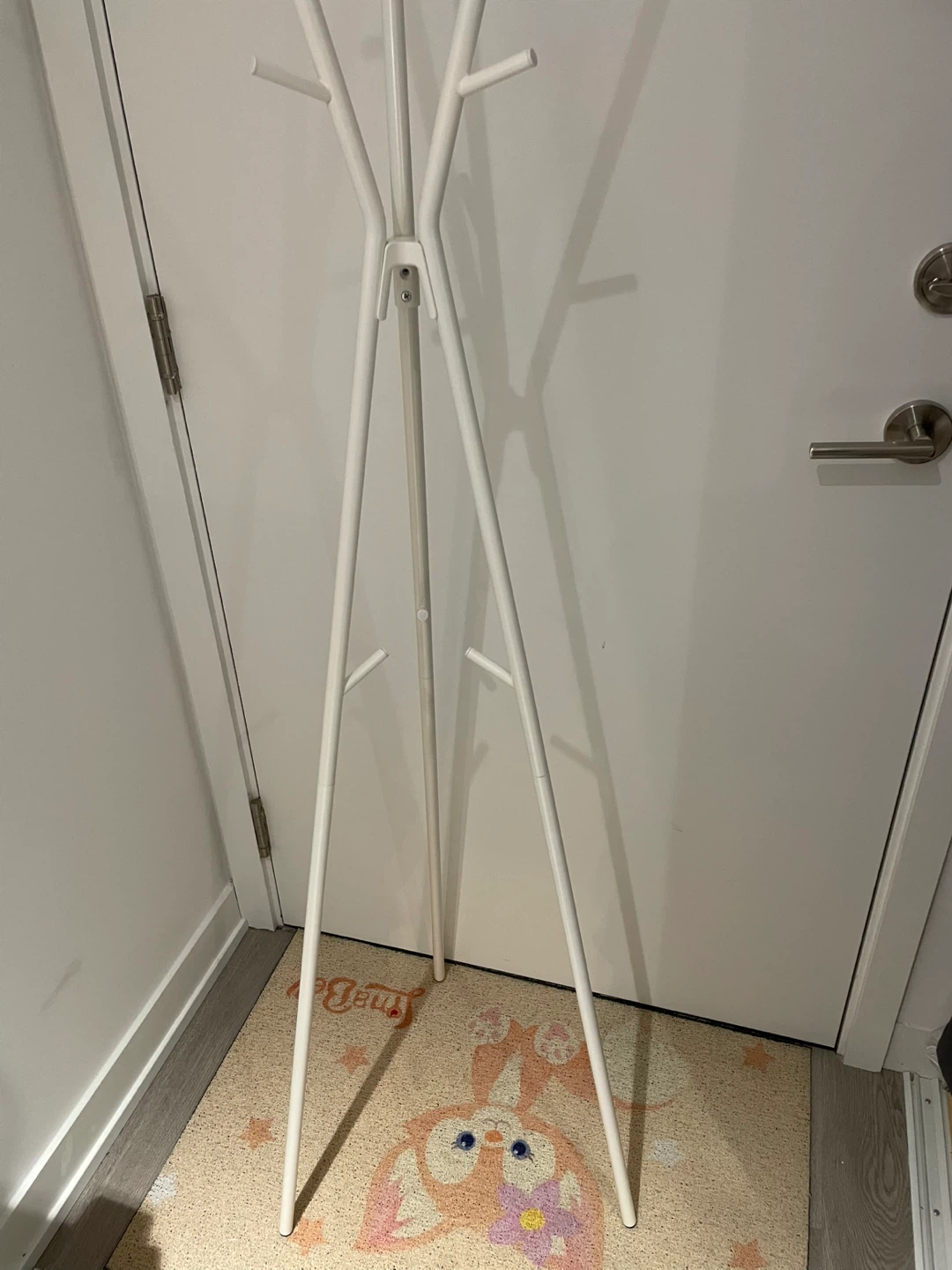 IKEA EKRAR Hat and Coat Stand White 169 cm - photo 3