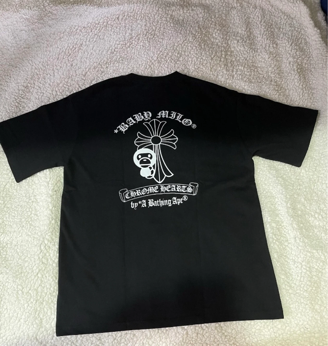 BAPE x Chrome Hearts Baby Milo T-Shirt Black - photo 2