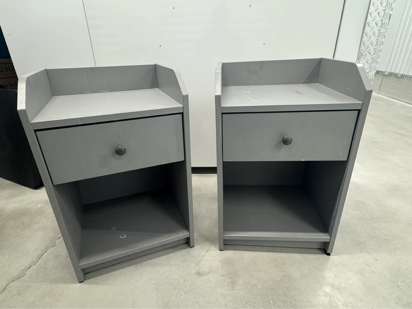 Grey Nightstands (Set of 2)