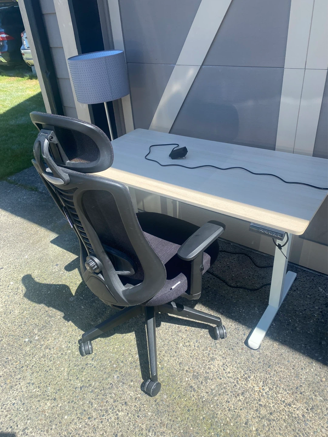 Black Ergonomic Office Chair with Headrest
